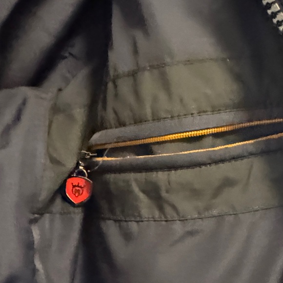 Men's Navy Quilted Jacket - Picture 9 of 12